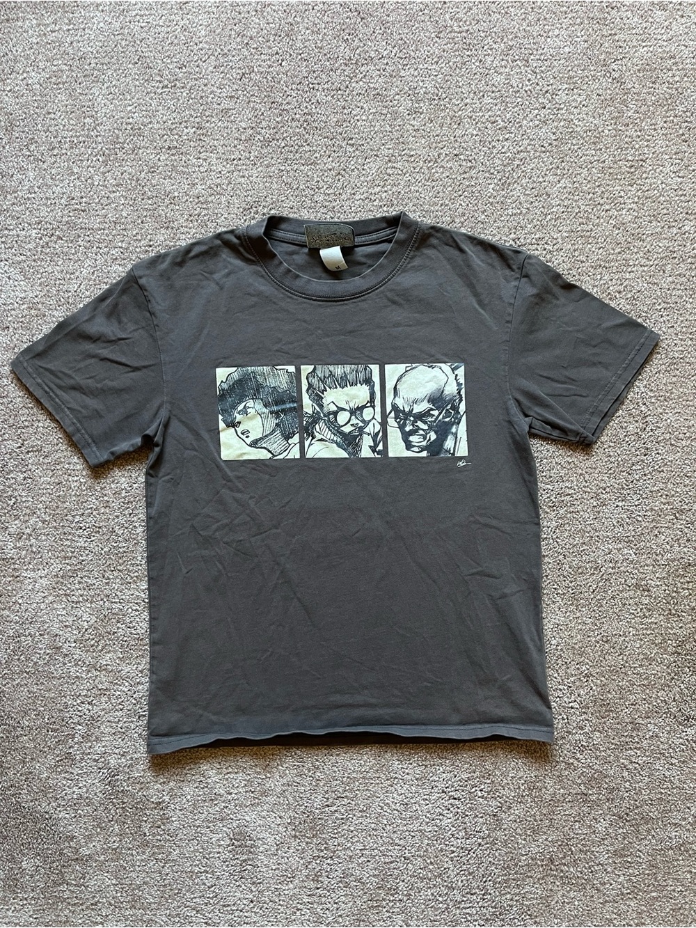 VTG 00’s / Y2K The Boondocks Adult Swim Grey Cartoon Tee